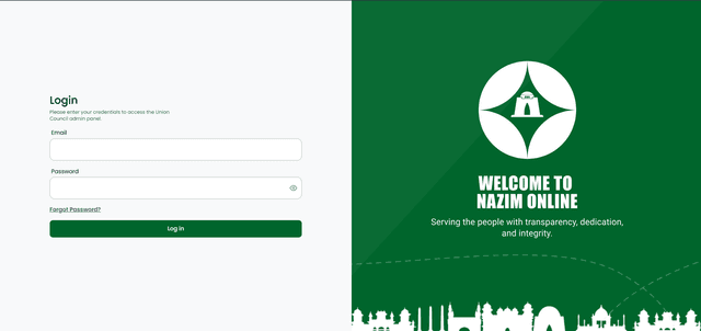 Nazim Online Dashboard